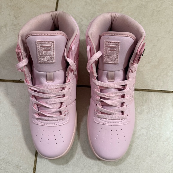 Fila Soft Pink High-Top Sneakers - Picture 3 of 9